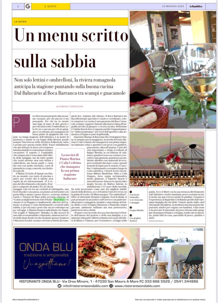 "Guida ai migliori Beach Club", la preferita dalla stampa 2 Immagine WhatsApp 2025 06 27 ore 22.00.08 7535bf6f 1
