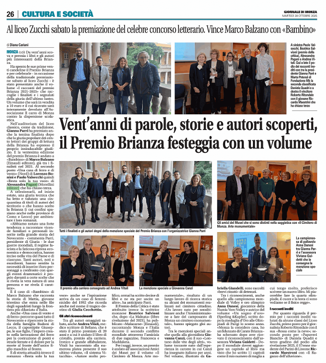 La rassegna stampa dal 18 al 26 ottobre 4 Screenshot 2025 10 30 102505