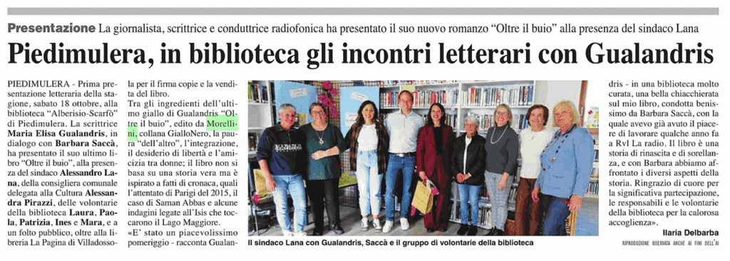 La rassegna stampa dal 27 ottobre al 2 novembre 3 Screenshot 2025 11 03 183601