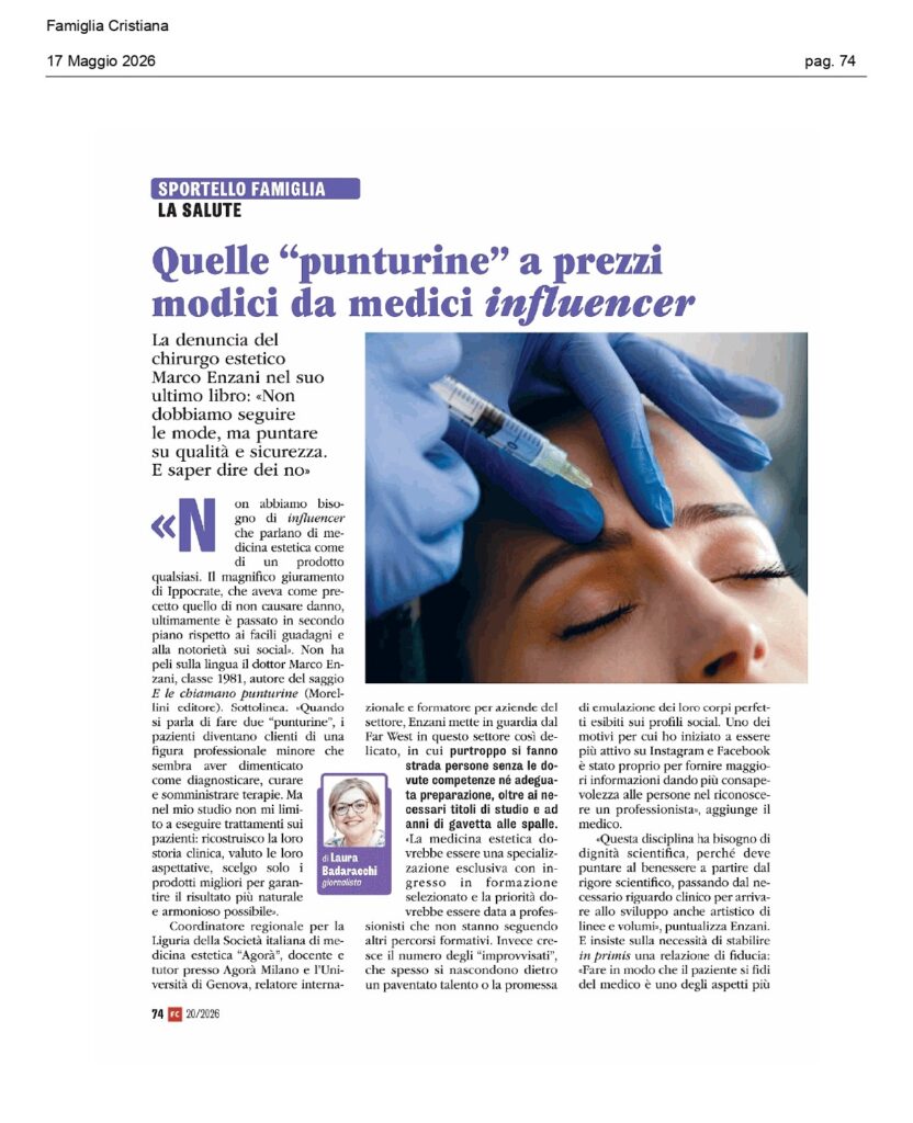 La rassegna stampa dall'11 al 17 maggio 6 2026 05 17 Famiglia Cristiana pag.74 page 0001