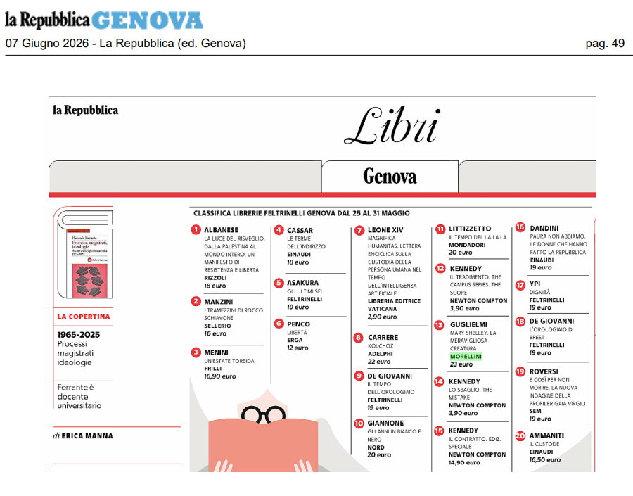 La rassegna stampa dal 1° al 7 giugno 2 Screenshot 2026 06 08 224251