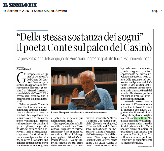 La rassegna stampa dal 1° al 15 settembre 3 Screenshot 2026 09 16 185244 2