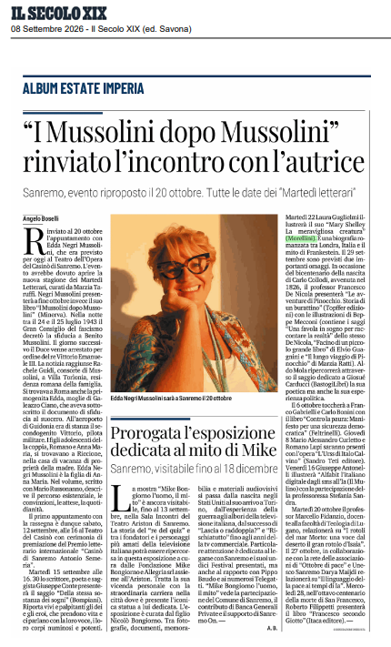 La rassegna stampa dal 1° al 15 settembre 4 Screenshot 2026 09 16 185302 3