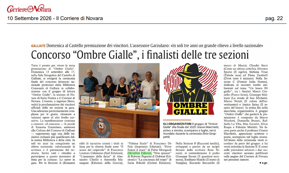 La rassegna stampa dal 1° al 15 settembre 6 Screenshot 2026 09 16 222351 1
