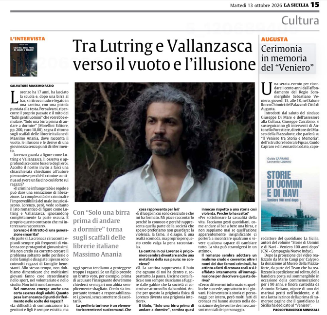 La rassegna stampa dal 12 al 18 ottobre 3 Screenshot 2026 10 19 222300
