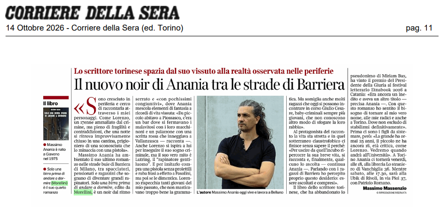 La rassegna stampa dal 12 al 18 ottobre 4 Screenshot 2026 10 19 222428