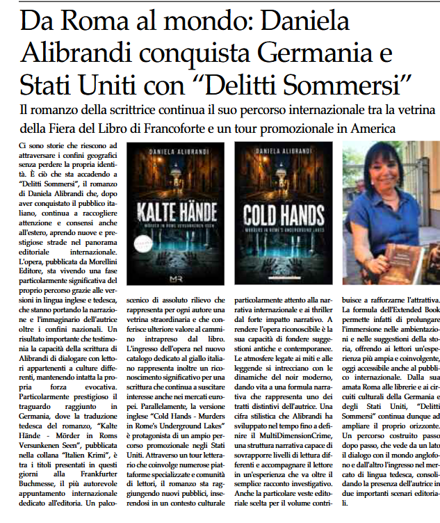 La rassegna stampa dal 12 al 18 ottobre 7 Screenshot 2026 10 19 222941